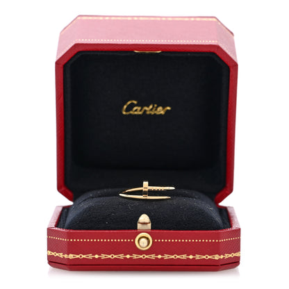 Cartier 18K Yellow Gold Small Juste Un Clou Ring 58 8.25 6 of 6