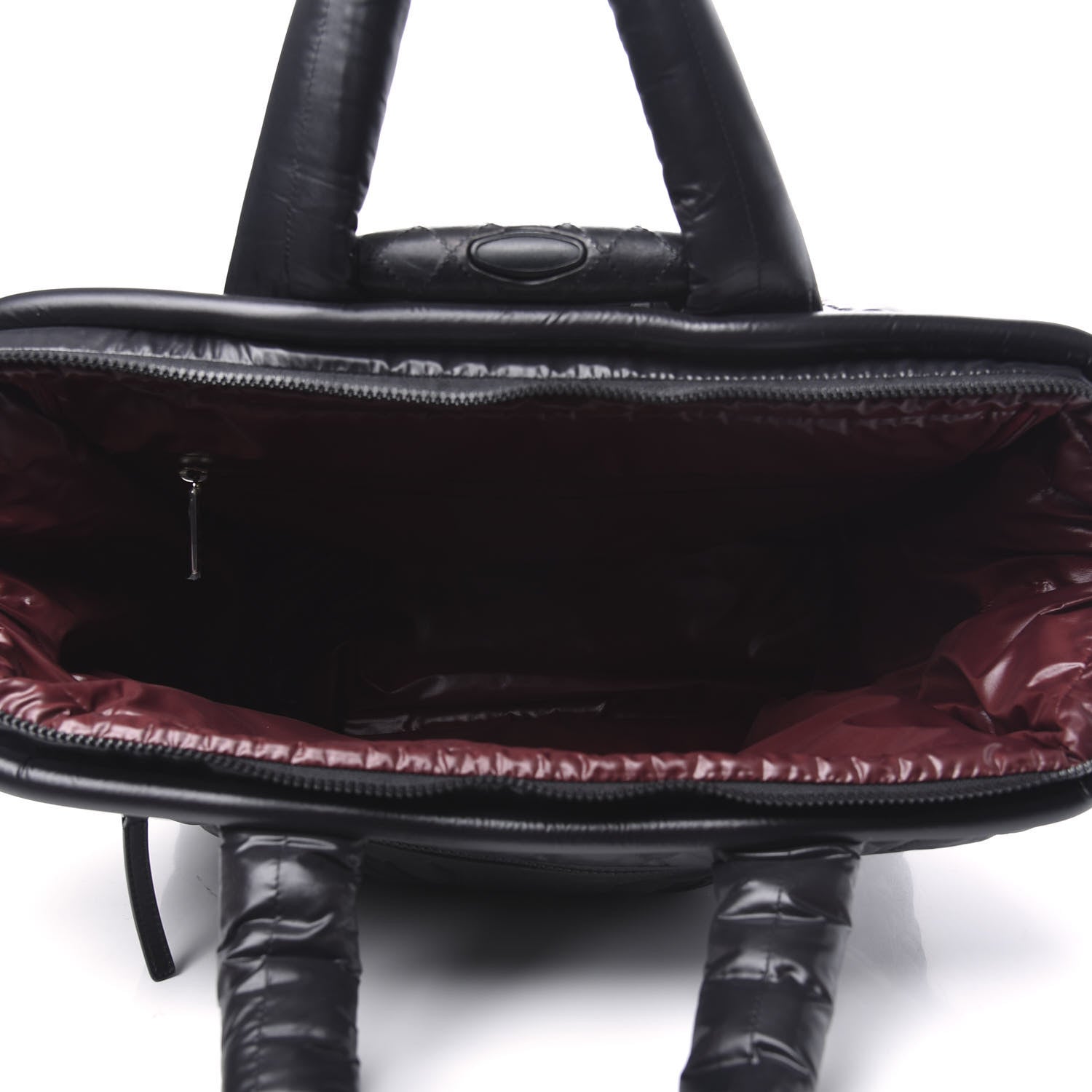Chanel Nylon Quilted Coco Cocoon Trolley Black 4 of 9