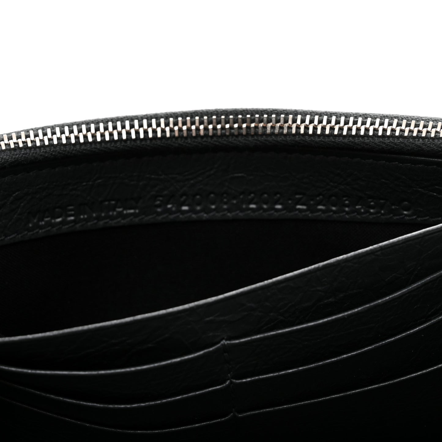 Agneau Arena Long Wallet Anthracite