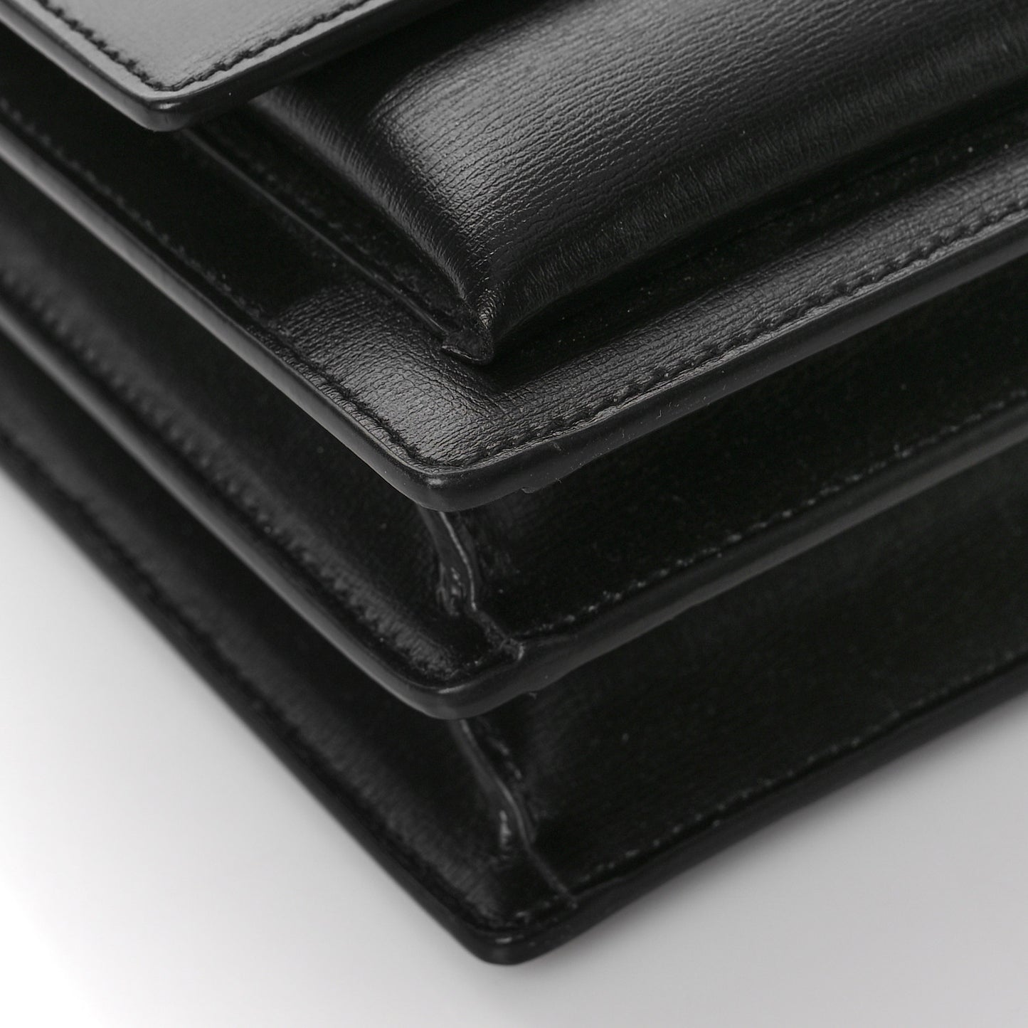 Calfskin Medium Monogram Monochrome Sunset Black