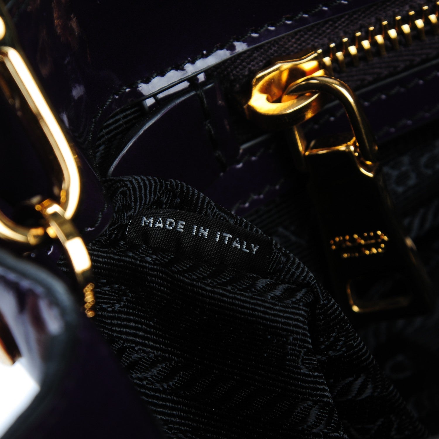 Prada Spazzolato Large Galleria Double Zip Tote Viola Fume 7 of 8