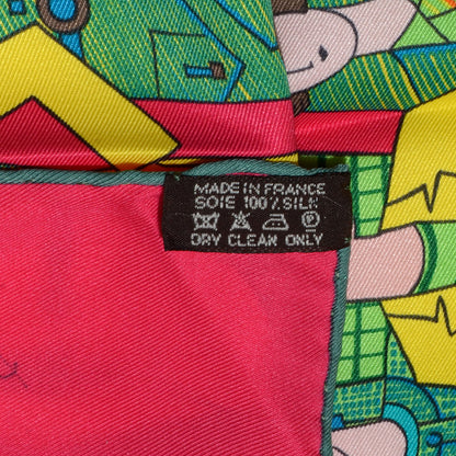Hermes Silk Les Sportives Scarf 70 6 of 6