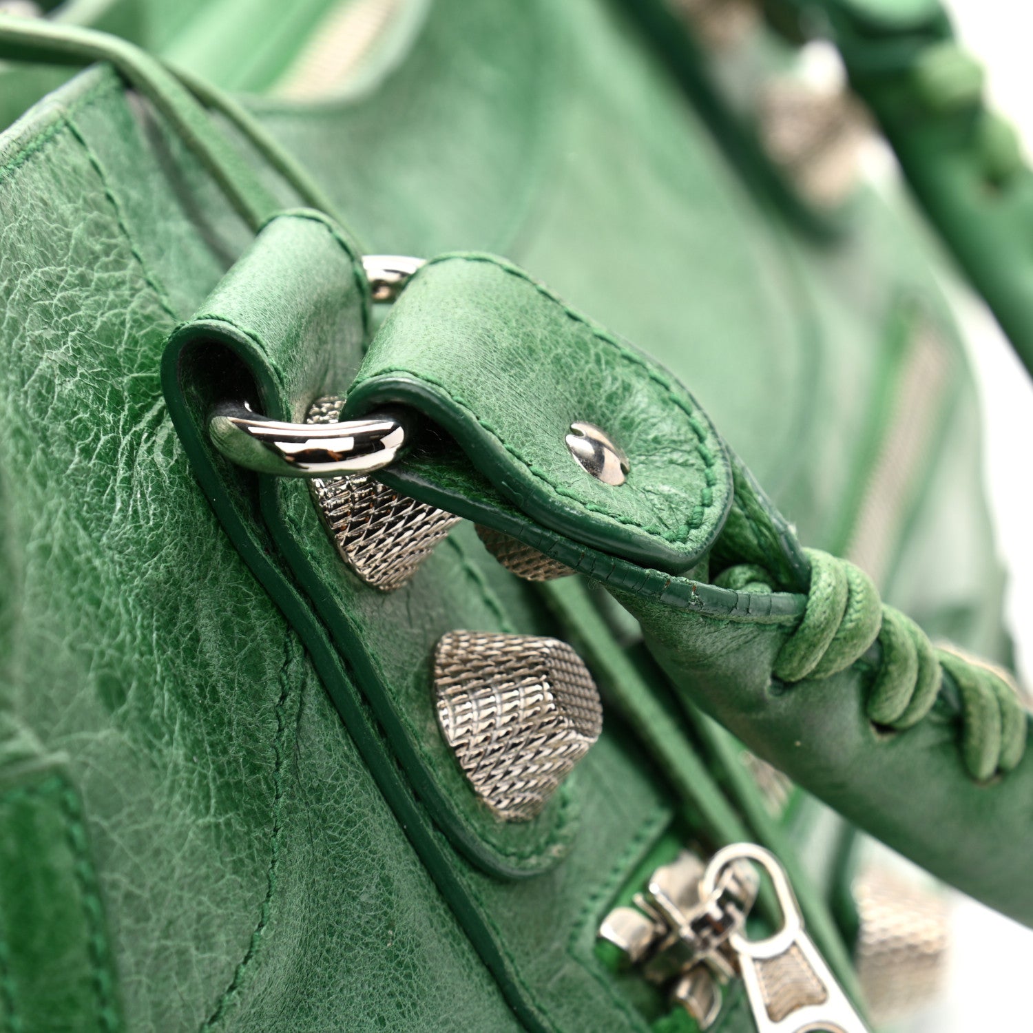 Balenciaga Agneau Giant 21 Silver Hardware City Vert Gazon 15 of 18