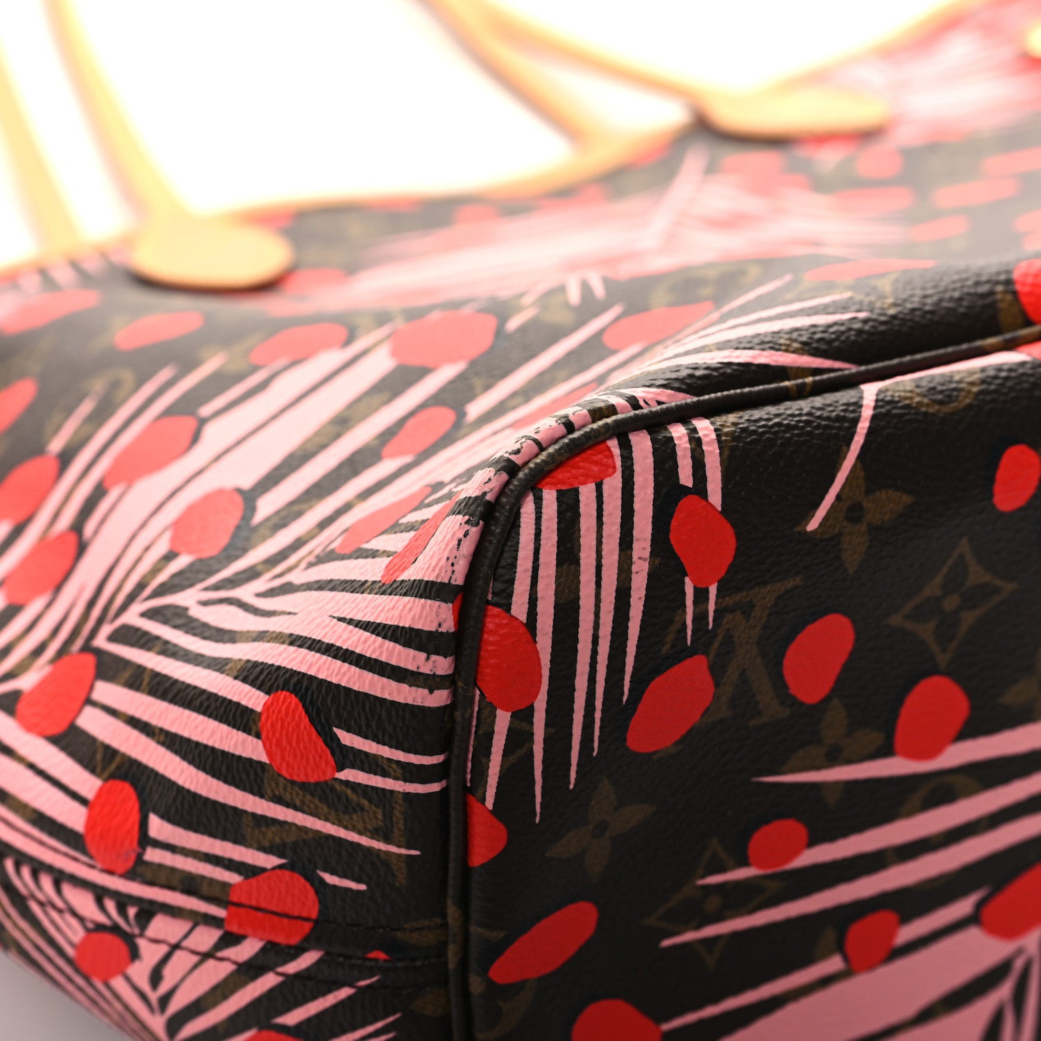 Louis Vuitton Monogram Jungle Dots Neo Neverfull MM Sugar Pink Poppy 11 of 12