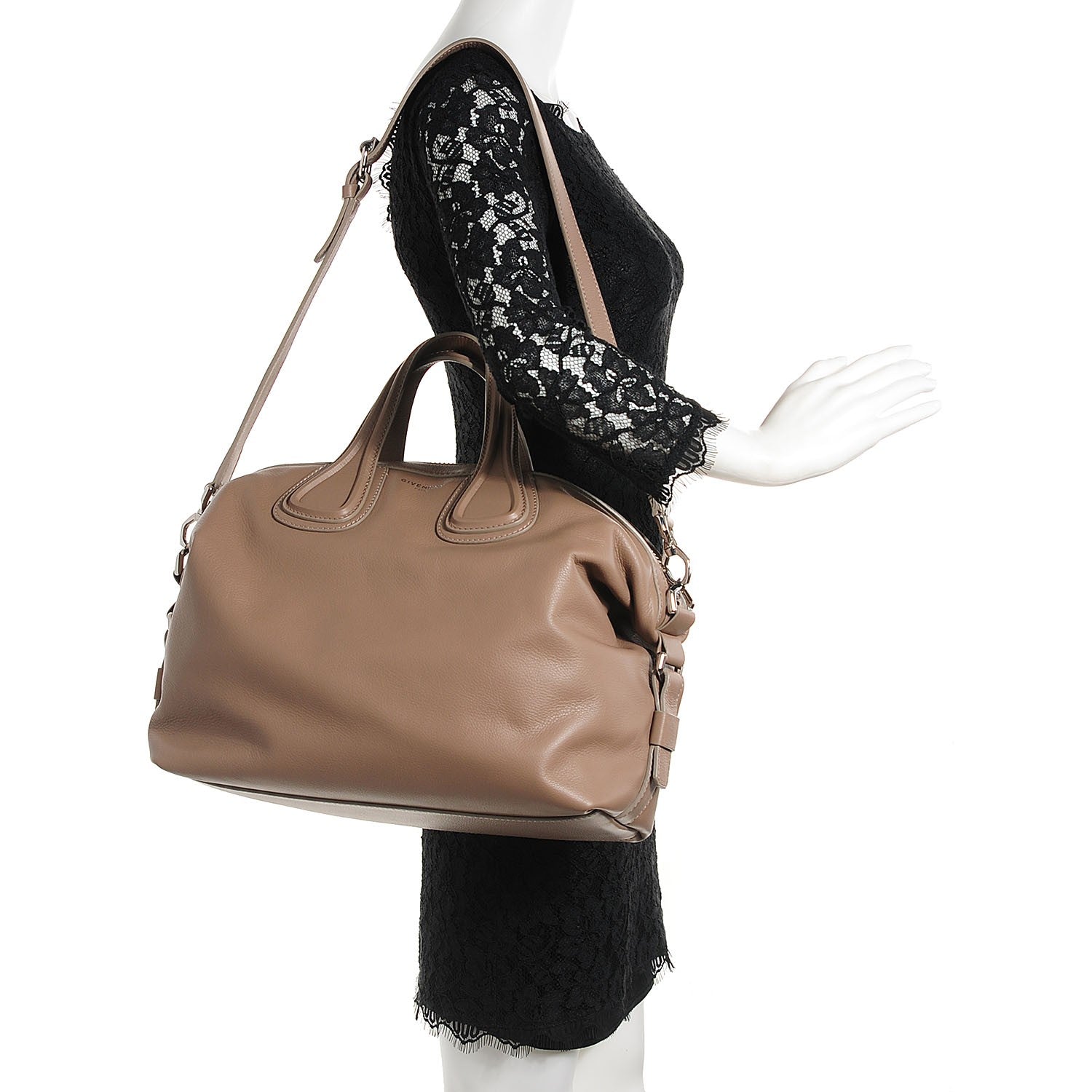 Givenchy Waxy Grained Calfskin Medium Nightingale Sand 2 of 10