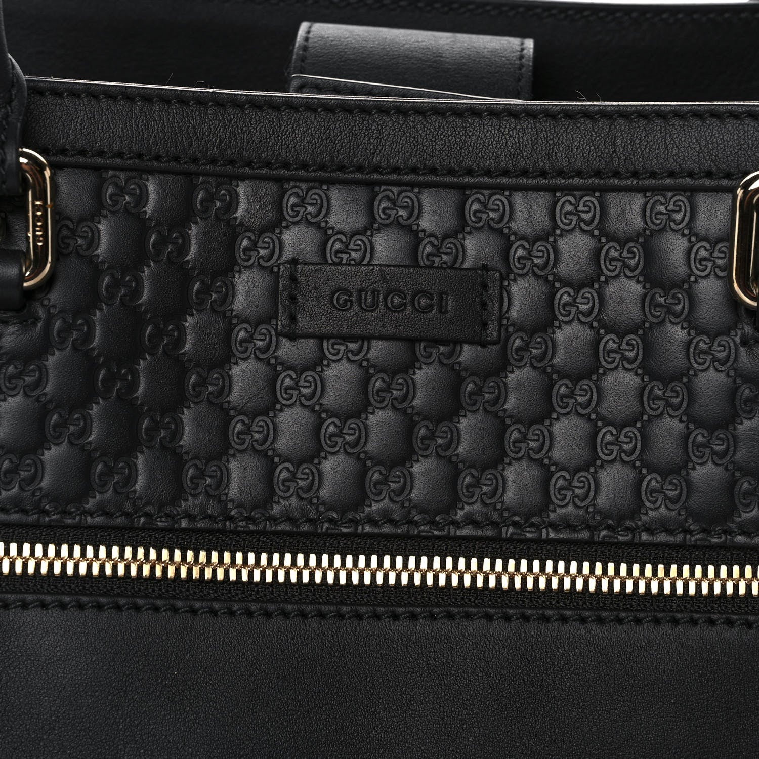 Gucci Soft Microguccissima Medium Tote Black 11 of 11