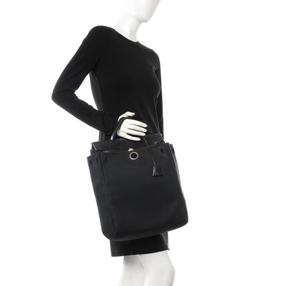 Hermes Toile Vache Calfskin Herbag 30 PM Backpack Black 2 of 16