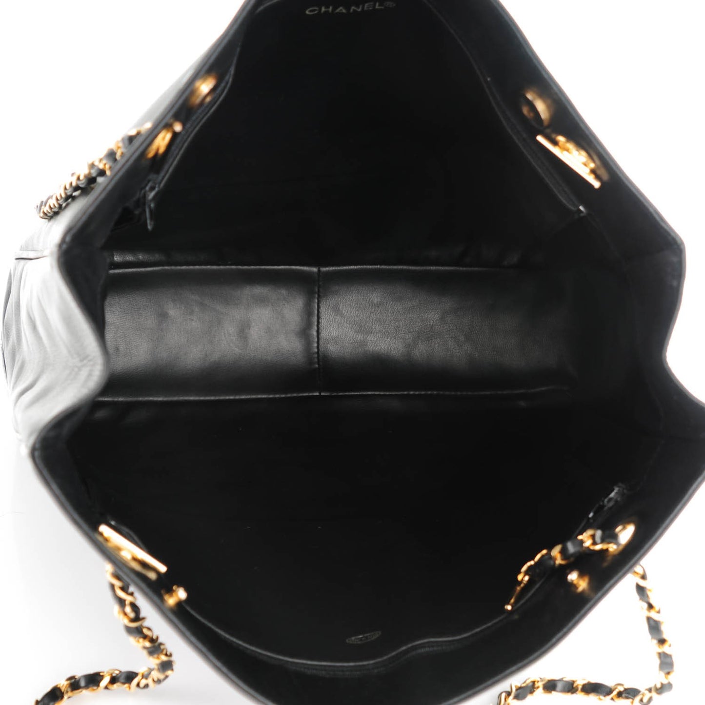 Lambskin Shoulder Bag Black