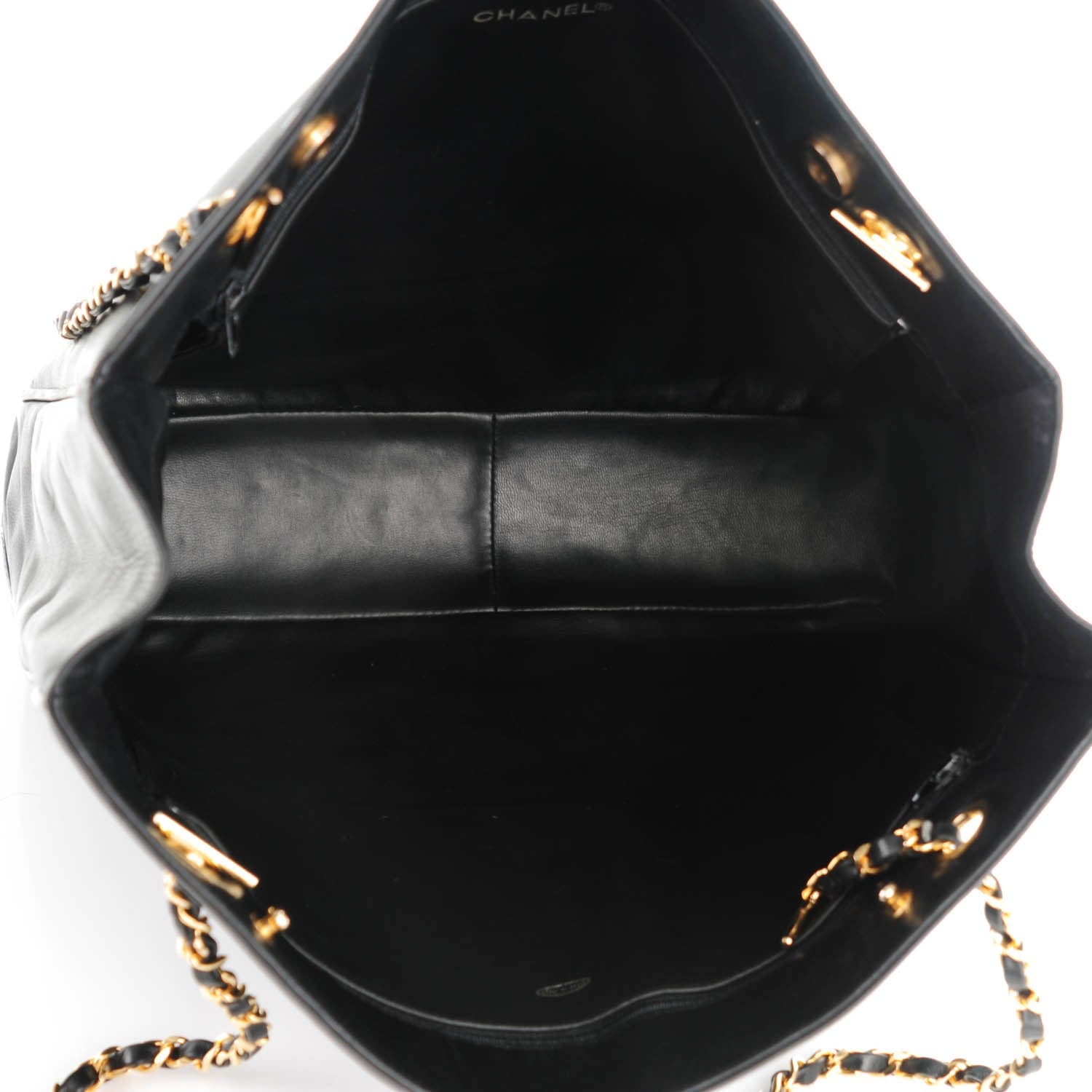 Chanel Lambskin Shoulder Bag Black 5 of 8