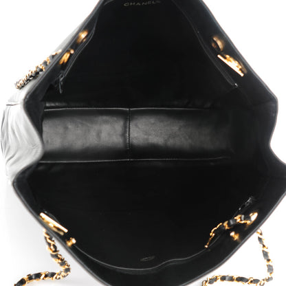 Chanel Lambskin Shoulder Bag Black 5 of 8