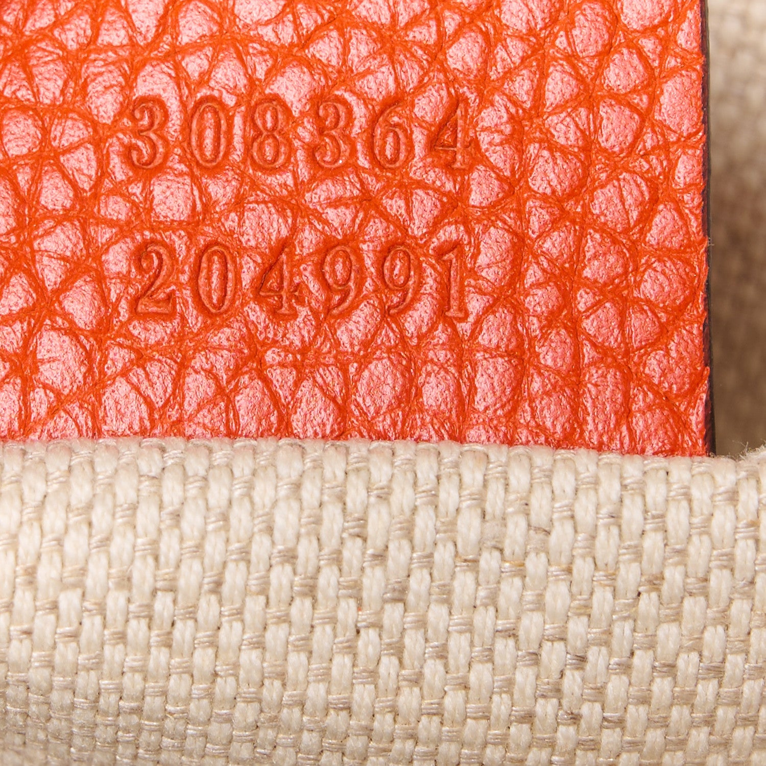 Gucci Pebbled Calfskin Small Soho Disco Bag Sun Orange 7 of 11