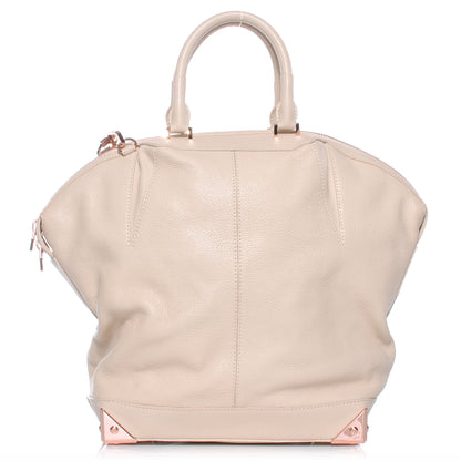 Alexander Wang Pebbled Calfskin Large Emile Eggshell 1 of 7