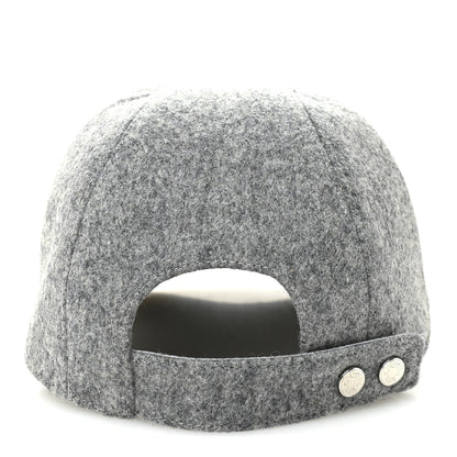 Hermes Wool Davis Varsity Cap Gris Clair 4 of 8