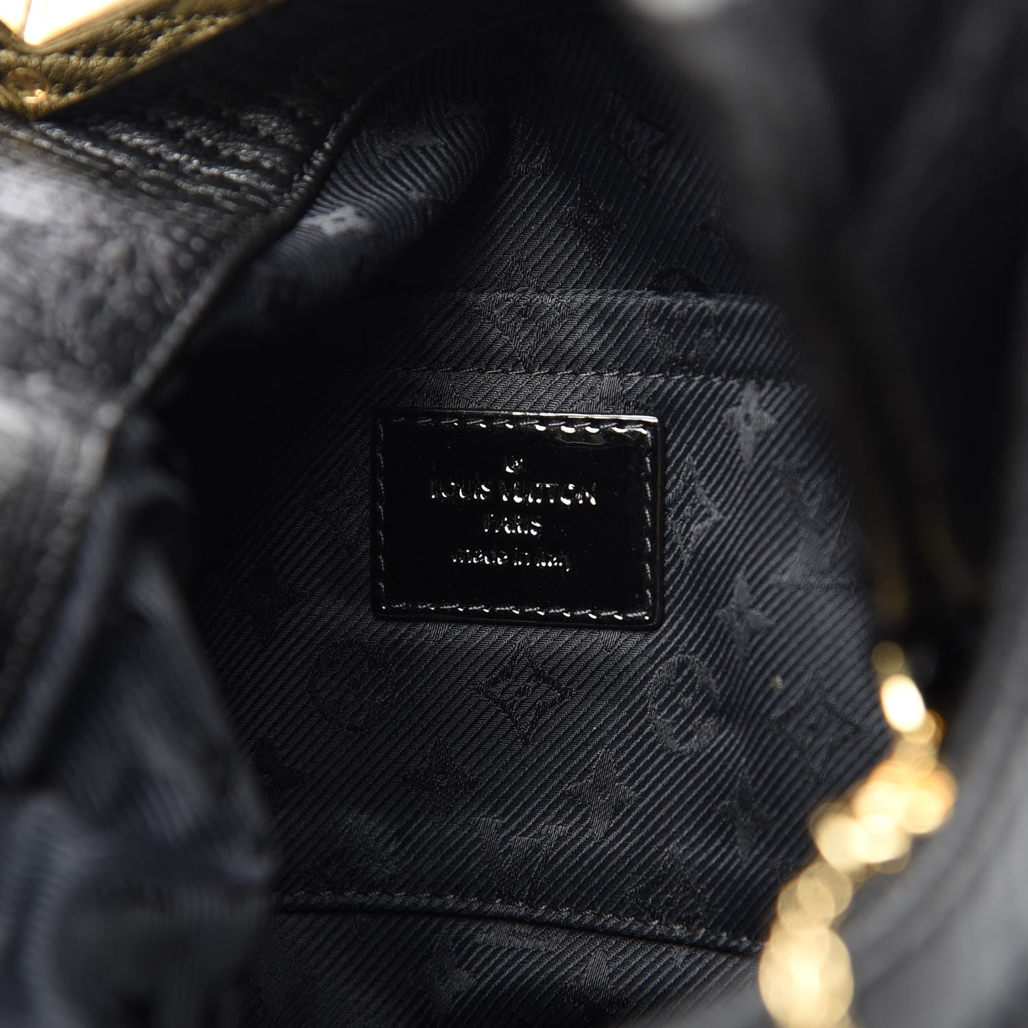 Louis Vuitton Calfskin Quilted Monogram Altair Clutch Black 6 of 7