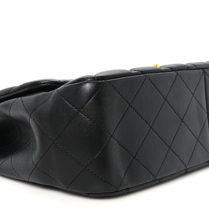 Chanel Lambskin Quilted Jumbo Single Flap Black 9 of 10