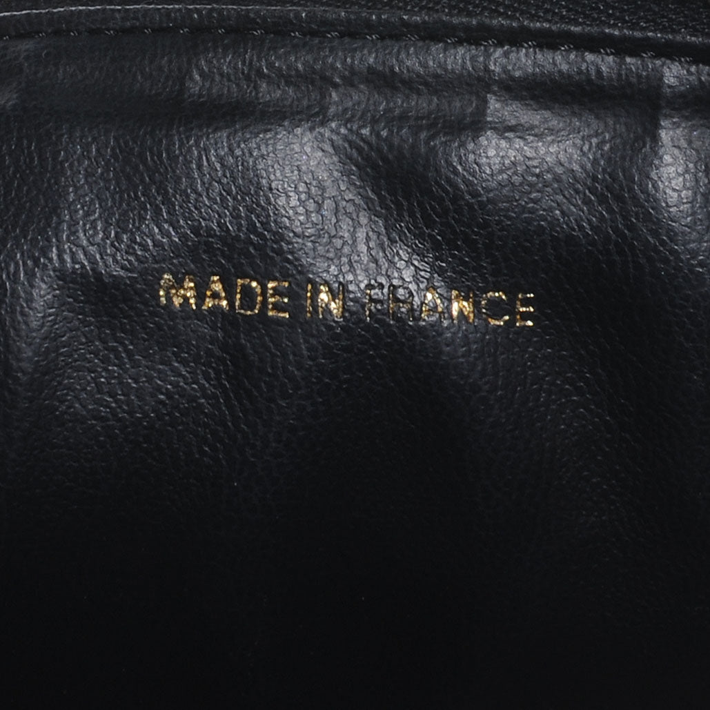 Chanel Caviar Cosmetic Vanity Bag Black 6 of 8