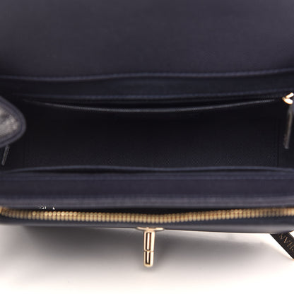 Chanel Caviar Quilted Medium Business Affinity Flap Navy 5 of 11