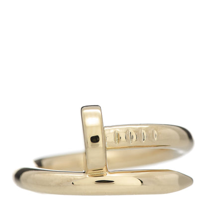 Cartier 18K Yellow Gold Juste Un Clou Ring 49 4.75 1 of 7
