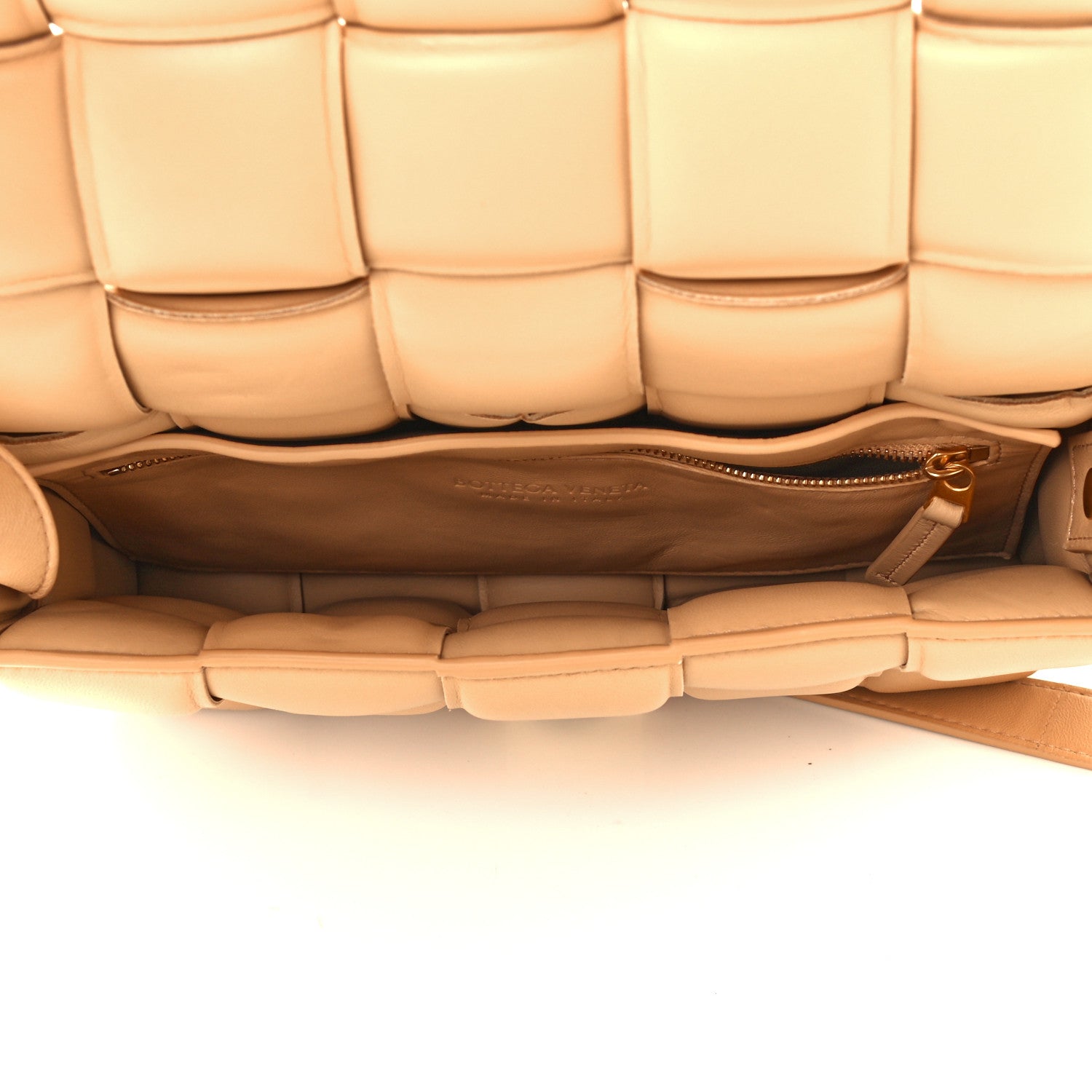 Bottega Veneta Nappa Maxi Intreccio Padded Cassette Crossbody Bag Almond 5 of 12