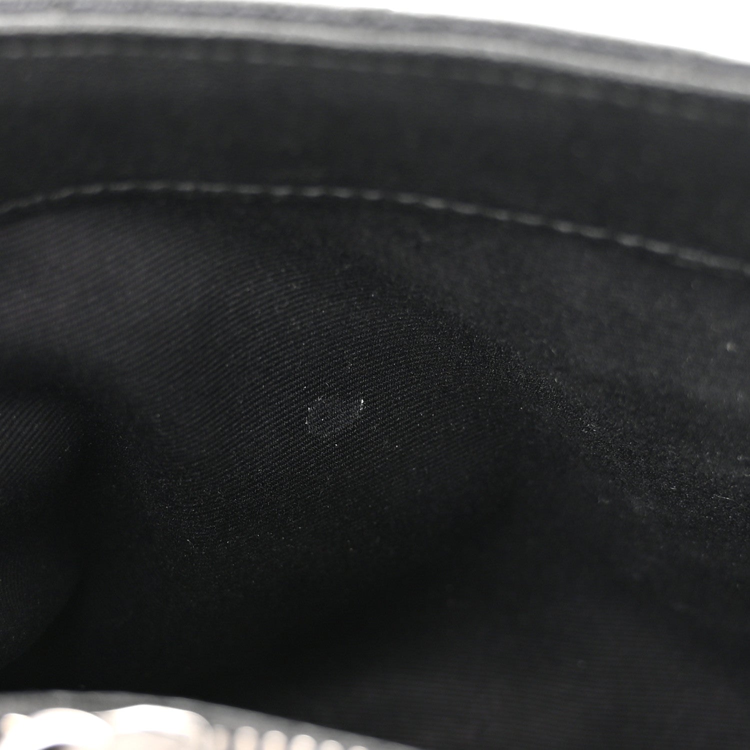 Saint Laurent Sheepskin Matelasse Chevron Monogram Medium College Bag Black 13 of 13