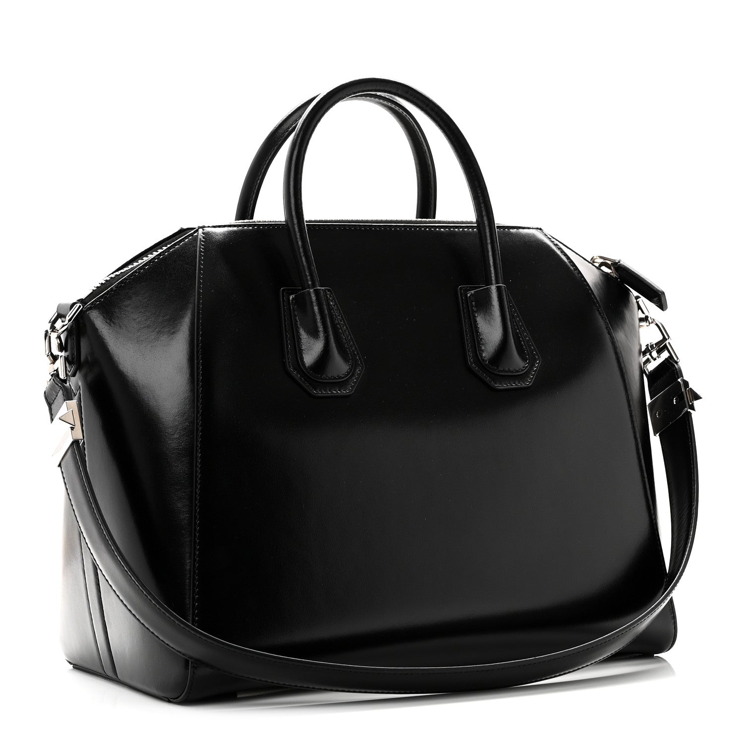 Givenchy Shiny Lord Calfskin Medium Antigona Black 3 of 10