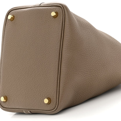 Hermes Taurillon Clemence Picotin Lock 18 PM Etoupe 10 of 10