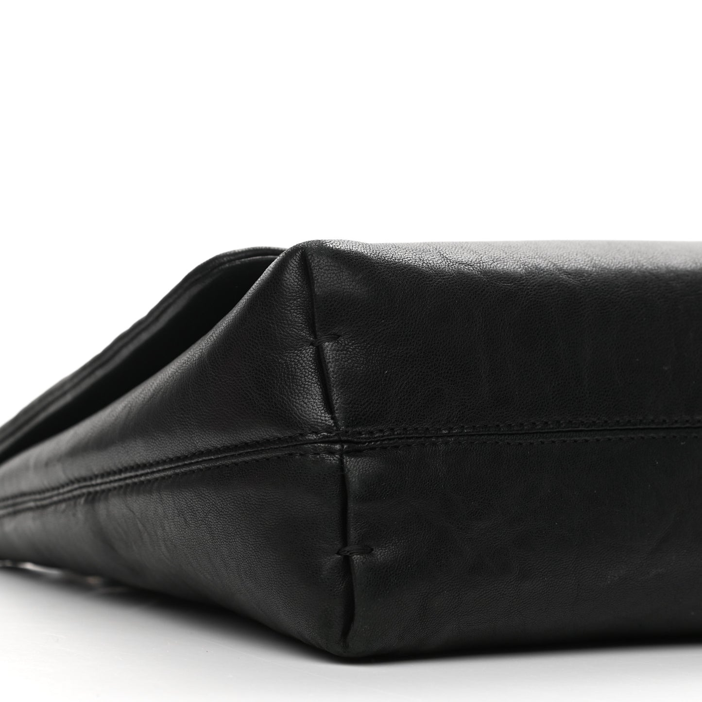 Lambskin Quilted Medium Happy Shoulder Bag Black