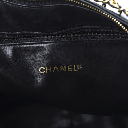 Chanel Caviar CC Zip Top Shoulder Bag Black 6 of 11