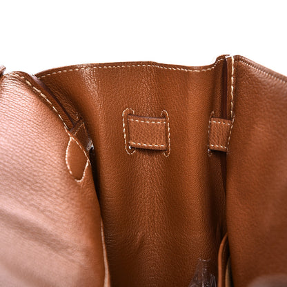 Hermes Courchevel HAC Birkin 32 Gold 17 of 37