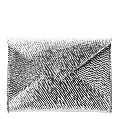Louis Vuitton Epi Envelope Pouch Platine 1 of 7