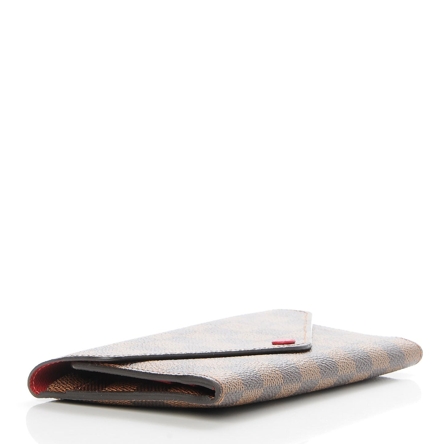 Damier Ebene Josephine Wallet Red