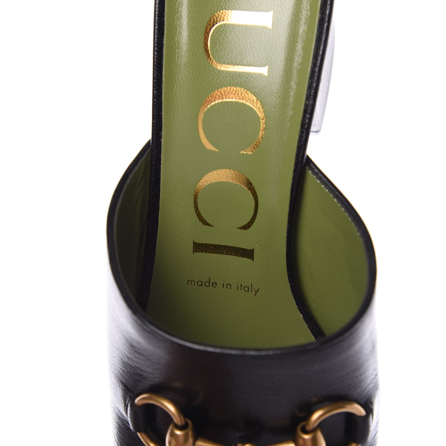 Gucci Granada Kid Houdan Platform Slide Sandals 36 Black 6 of 8