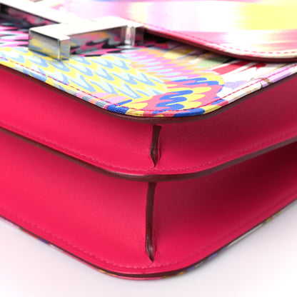 Hermes Swift Silk Marble Printed Constance 24 Rose Azalee Rose Mexico 9 of 10