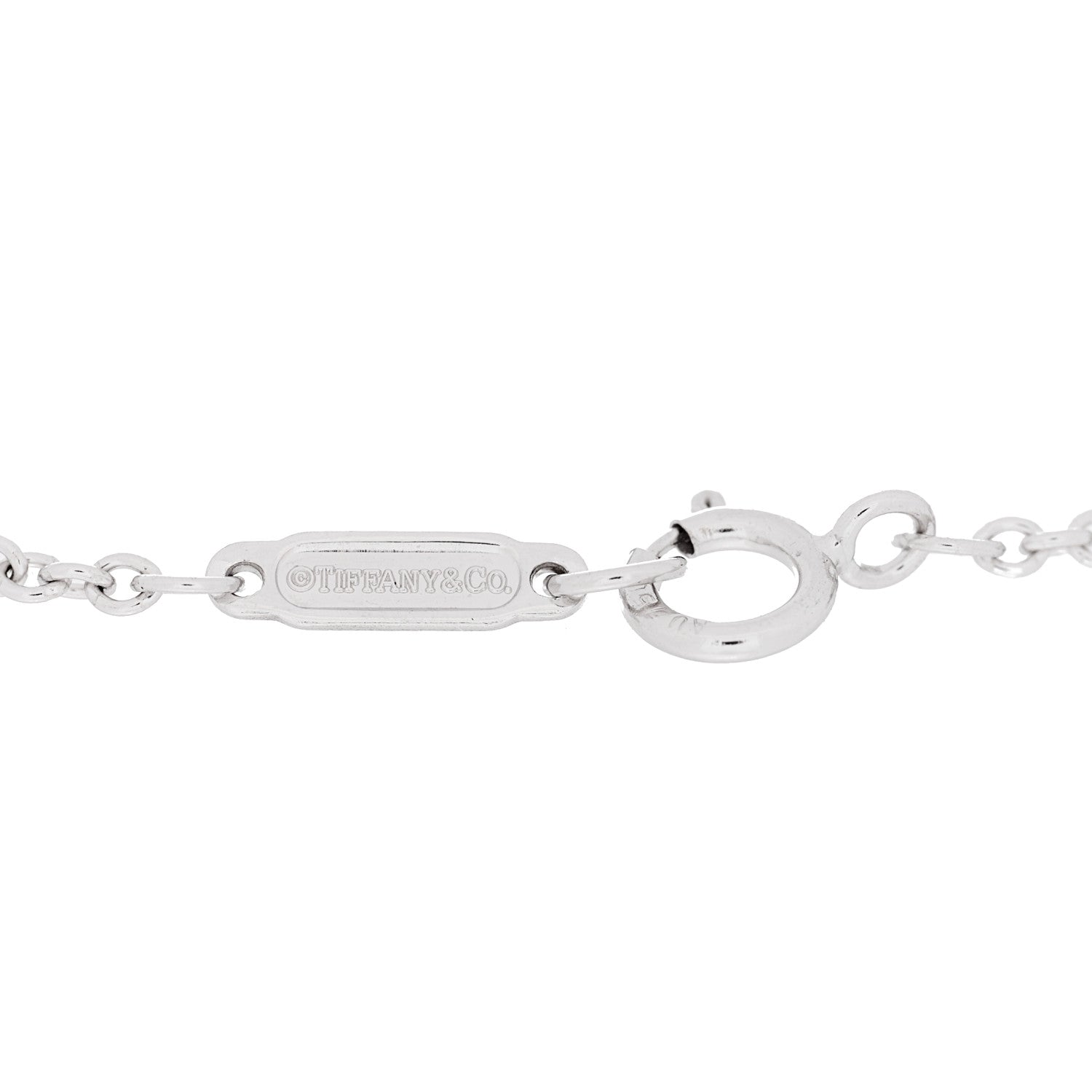 Tiffany 18K White Gold Diamond Atlas Bar Pierced Bracelet 3 of 3