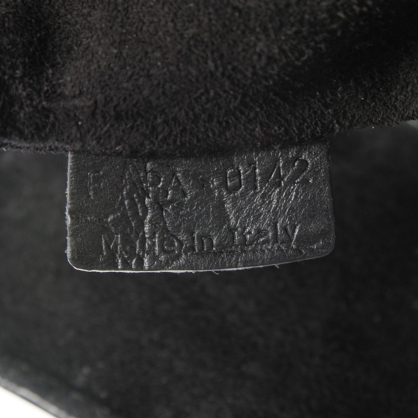 Crocodile Embossed Calfskin Medium Phantom Luggage Black