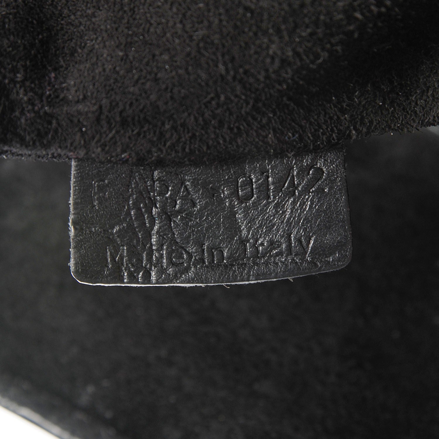 Celine Crocodile Embossed Calfskin Medium Phantom Luggage Black 7 of 7