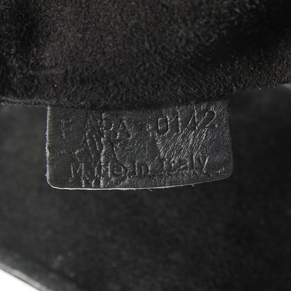 Celine Crocodile Embossed Calfskin Medium Phantom Luggage Black 7 of 7