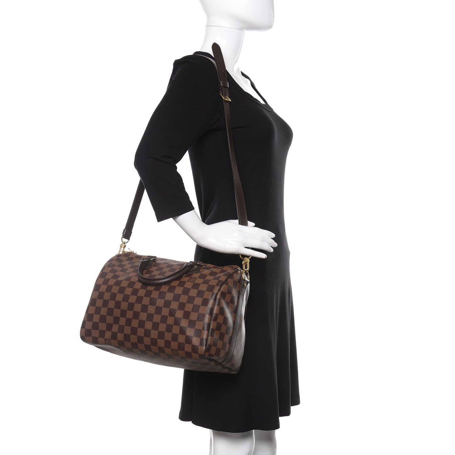 Damier Ebene Speedy Bandouliere 30