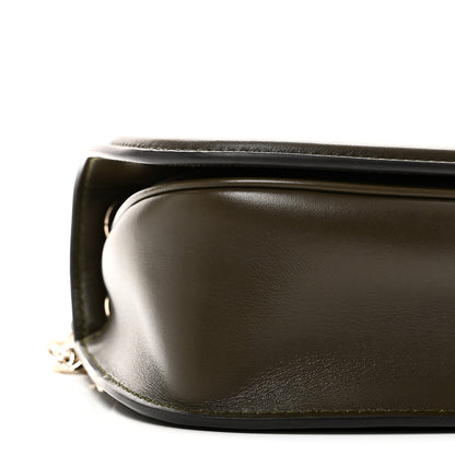 Gucci Suede Calfskin Blondie Medium Shoulder Bag Green 9 of 10