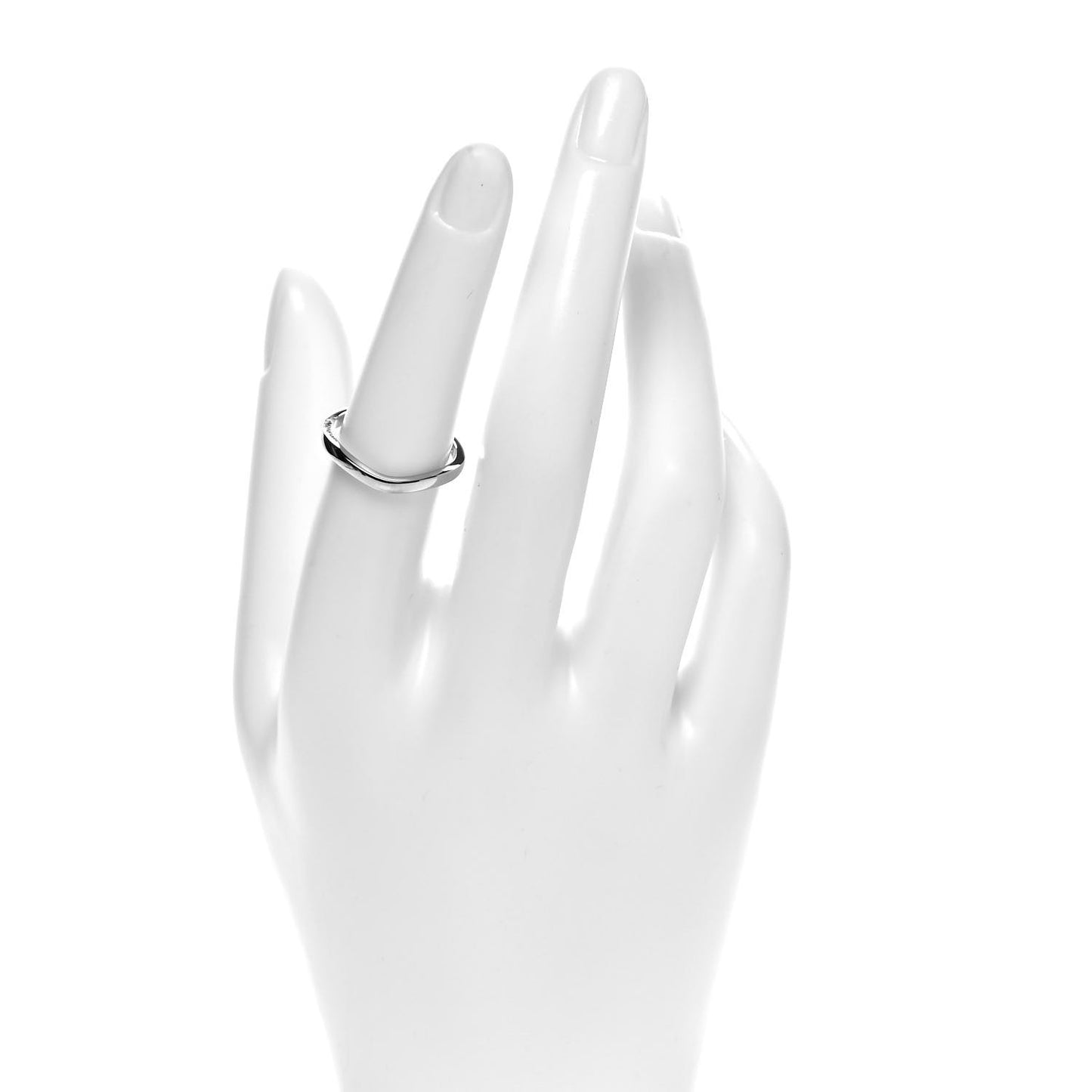 Platinum Ballerine Wedding Band Ring 54 6.75