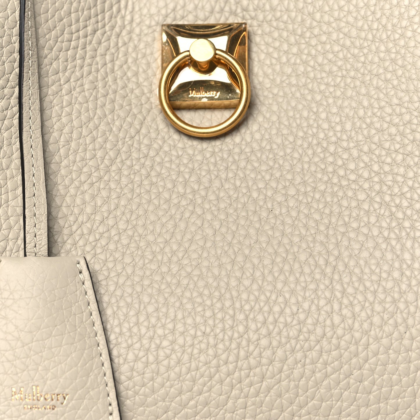 Heavy Grain Small Iris Tote Chalk Midnight