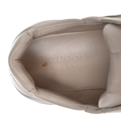 Gucci Calfskin Interlocking G Logo Mens Rhyton Sneakers 8 Ivory 7 of 10