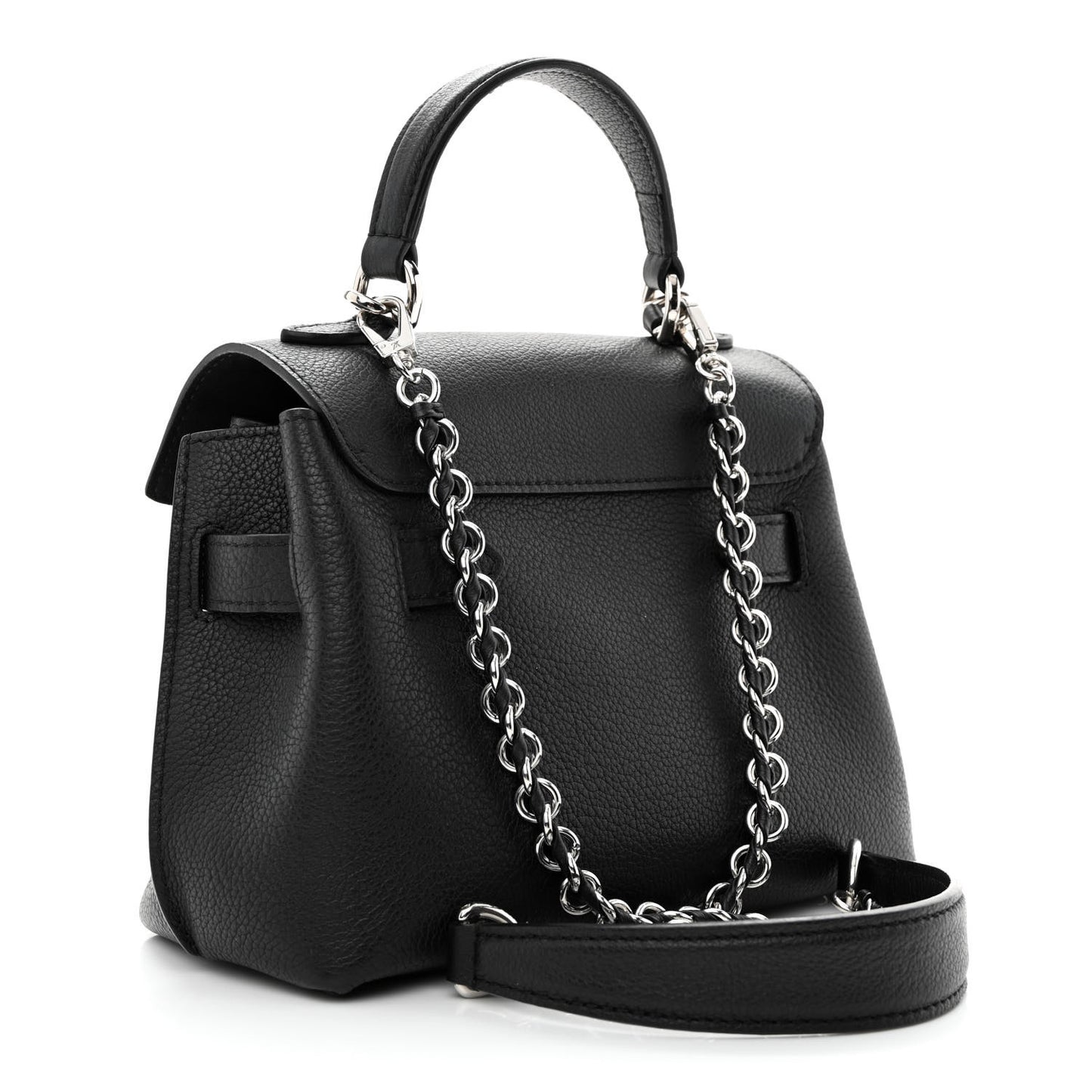 Soft Calfskin Mini Lockme Ever Black