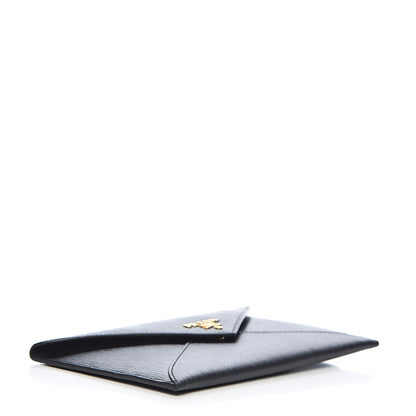 Prada Vitello Move Envelope Wallet Black 4 of 7