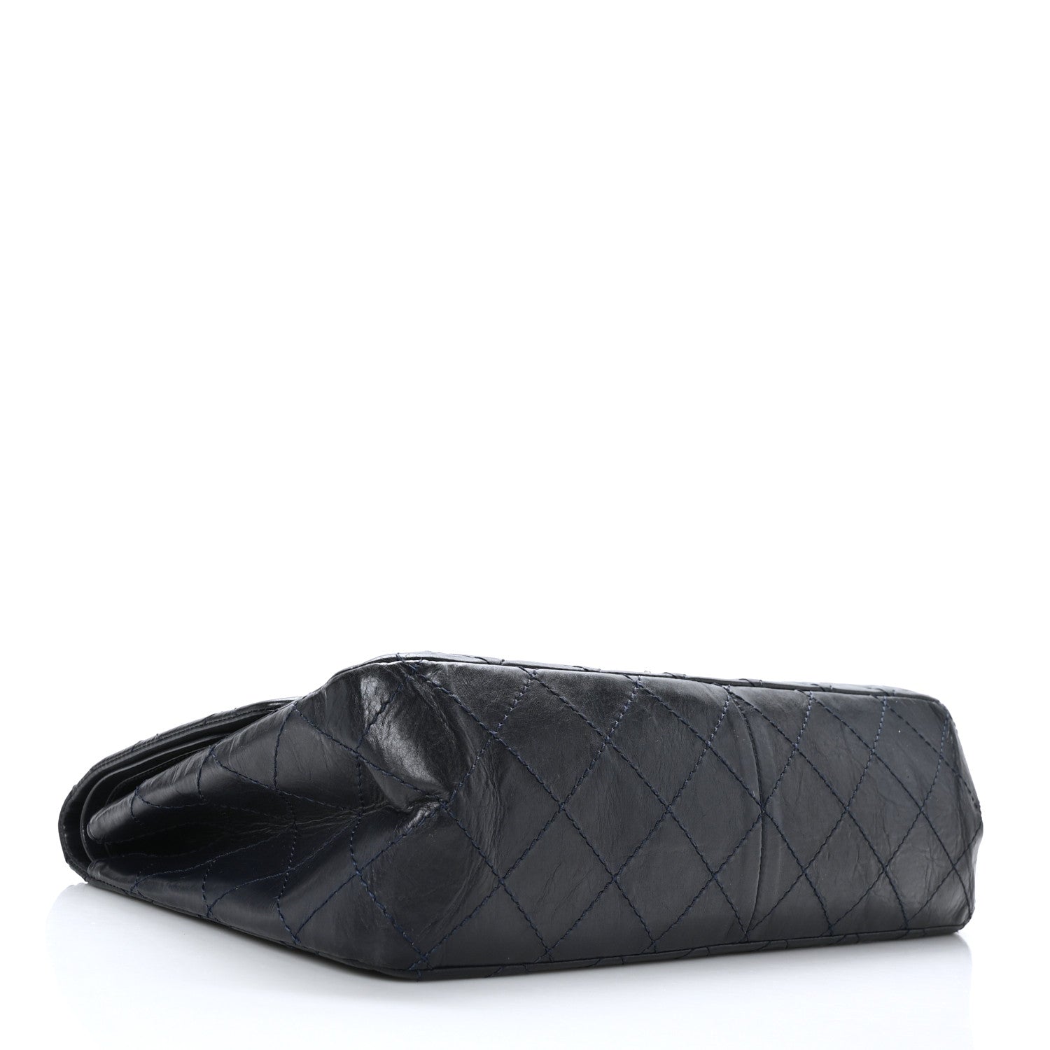 Chanel Aged Calfskin Quilted 2.55 Reissue 227 Flap Navy 4 of 9