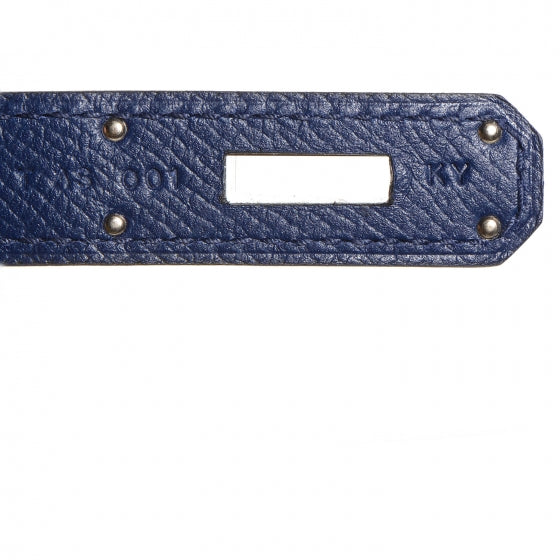 Hermes Epsom Birkin 35 Bleu Saphir 10 of 28