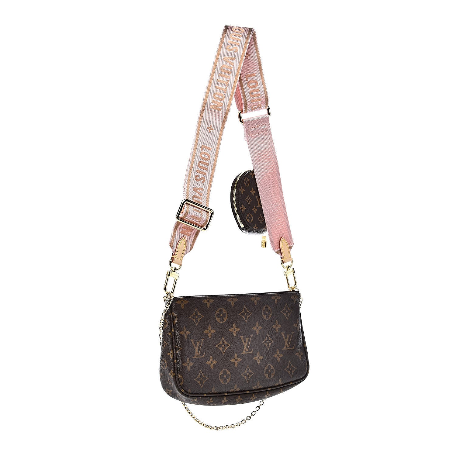 Louis Vuitton Monogram Multi Pochette Accessories Rose Clair 3 of 12