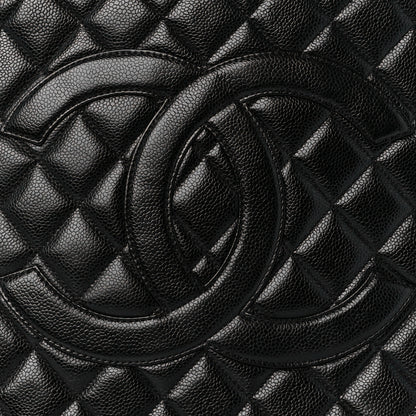 Chanel Caviar Quilted Medallion Tote Black 8 of 10