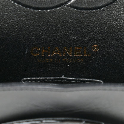 Chanel Patent Quilted Medium Double Flap Black 6 of 9