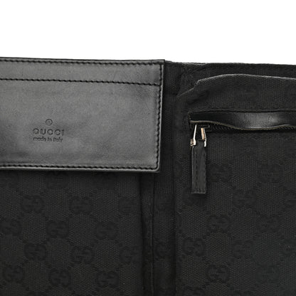 Gucci GG Monogram Double Pocket Belt Bag Black 8 of 13